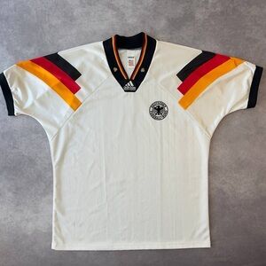 Germany 1992/1994 Adidas Home Football Soccer Shirt Size XL